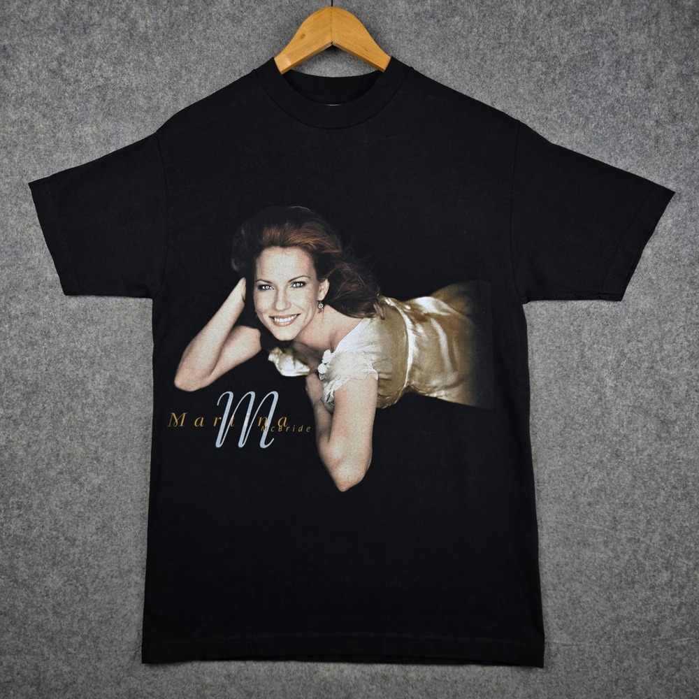 Vintage Martina McBride Shirt Mens Medium Black Concert Tour Graphic Y2K